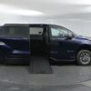 Blue Toyota Sienna with BraunAbility Side Entry Automatic In Floor conversion
