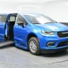 Blue Chrysler Pacifica with BraunAbility Side Entry Automatic Fold Out conversion