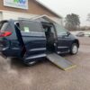 Blue Chrysler Pacifica with Driverge Side Entry Automatic Fold Out conversion