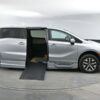 Silver Honda Odyssey with BraunAbility Side Entry Automatic In Floor conversion