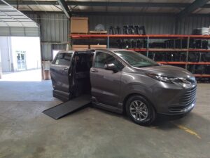 Grey Toyota Sienna with Vantage Mobility Side Entry Automatic In Floor conversion