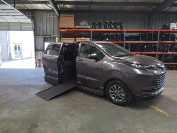 Grey Toyota Sienna with Vantage Mobility Side Entry Automatic In Floor conversion