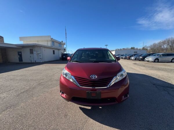 Red Toyota Sienna with Vantage Mobility Side Entry Automatic In Floor conversion