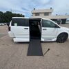 White Dodge Grand Caravan with Vantage Mobility Side Entry Manual In Floor conversion
