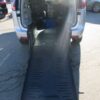 Silver Chrysler Pacifica with BraunAbility Rear Entry Manual Fold Out conversion