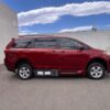 Red Toyota Sienna with Vantage Mobility Side Entry Automatic In Floor conversion