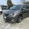 Grey Toyota Sienna with BraunAbility Side Entry Automatic Fold Out conversion