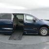 Blue Chrysler Pacifica with BraunAbility Side Entry Automatic Fold Out conversion