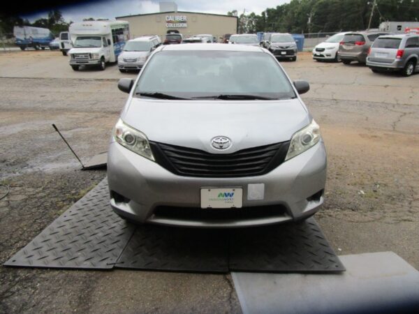Silver Toyota Sienna with Vantage Mobility Side Entry Manual In Floor conversion
