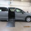 Grey Chrysler Pacifica with Driverge Side Entry Automatic Fold Out conversion