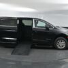 Black Chrysler Pacifica with BraunAbility Side Entry Automatic Fold Out conversion