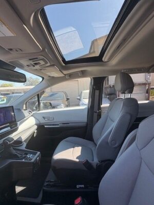 Black Toyota Sienna with BraunAbility Side Entry Automatic Fold Out conversion