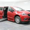 Red Chrysler Pacifica with BraunAbility Side Entry Automatic Fold Out conversion