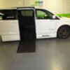 White Dodge Grand Caravan with BraunAbility Side Entry Automatic Fold Out conversion