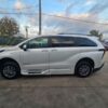 White Toyota Sienna with BraunAbility Side Entry Automatic In Floor conversion