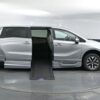 Silver Honda Odyssey with BraunAbility Side Entry Automatic In Floor conversion