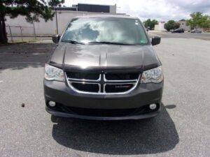 Grey Dodge Grand Caravan with BraunAbility Side Entry Automatic Fold Out conversion