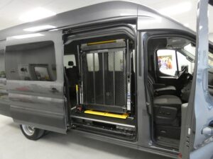 Ford Transit with Other Side Entry Automatic Fold Out conversion