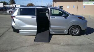 Silver Toyota Sienna with Vantage Mobility Side Entry Automatic In Floor conversion