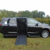 Black Chrysler Pacifica with BraunAbility Side Entry Automatic Fold Out conversion