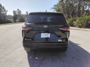 Black Toyota Sienna with BraunAbility Side Entry Automatic Fold Out conversion