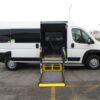 White Ram ProMaster with Driverge Side Entry Automatic Fold Out conversion