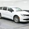 White Chrysler Voyager with BraunAbility Rear Entry Manual Fold Out conversion