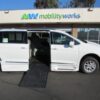 White Chrysler Pacifica with BraunAbility Side Entry Automatic In Floor conversion