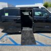 Black Chrysler Pacifica with Driverge Side Entry Automatic Fold Out conversion