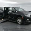 Black Chrysler Pacifica with BraunAbility Side Entry Automatic In Floor conversion