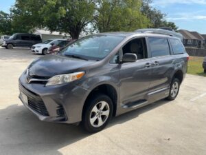 Grey Toyota Sienna with Vantage Mobility Side Entry Automatic In Floor conversion