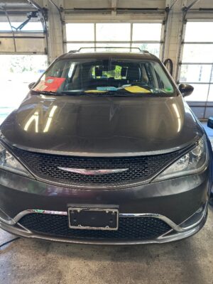 Grey Chrysler Pacifica with Vantage Mobility Side Entry Automatic In Floor conversion