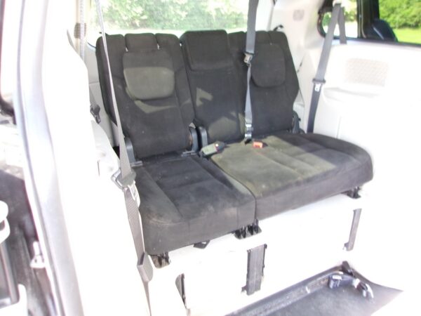 Grey Dodge Grand Caravan with BraunAbility Side Entry Automatic Fold Out conversion