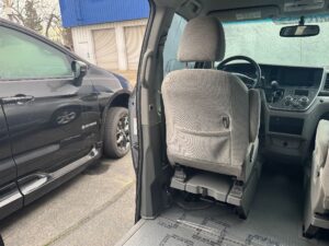 Silver Toyota Sienna with Vantage Mobility Side Entry Automatic In Floor conversion