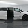 White Honda Odyssey with BraunAbility Side Entry Automatic In Floor conversion
