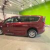Red Chrysler Voyager with Vantage Mobility Side Entry Automatic Fold Out conversion