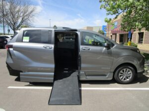 Grey Toyota Sienna with Vantage Mobility Side Entry Automatic In Floor conversion