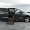 Grey Chrysler Pacifica with BraunAbility Side Entry Automatic Fold Out conversion