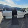 White Honda Odyssey with Vantage Mobility Side Entry Automatic In Floor conversion