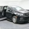 Black Chrysler Pacifica with BraunAbility Side Entry Automatic In Floor conversion