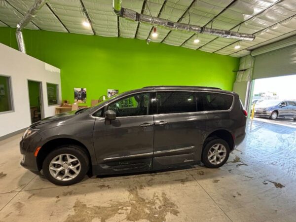 Grey Chrysler Pacifica with Vantage Mobility Side Entry Automatic In Floor conversion