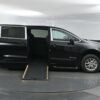 Black Chrysler Pacifica with BraunAbility Side Entry Automatic In Floor conversion