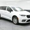 White Chrysler Pacifica with BraunAbility Rear Entry Manual Fold Out conversion