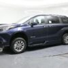 Blue Toyota Sienna with BraunAbility Side Entry Automatic Fold Out conversion