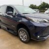 Blue Toyota Sienna with BraunAbility Side Entry Automatic In Floor conversion