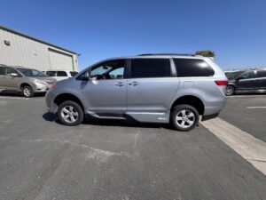 Silver Toyota Sienna with Vantage Mobility Side Entry Automatic In Floor conversion