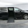 Black Chrysler Pacifica with BraunAbility Side Entry Automatic In Floor conversion