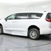 White Chrysler Pacifica with BraunAbility Side Entry Automatic Fold Out conversion