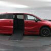 Red Honda Odyssey with BraunAbility Side Entry Automatic In Floor conversion