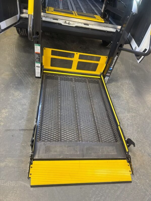 White Ram ProMaster with Driverge Rear Entry Automatic Fold Out conversion